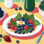 Завтрак из фермерских ягод и зелени для повышения настроения и умственной активности