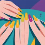 Использование автоматического граттера для создания уникальных узоров на ногтях
