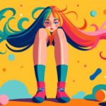 Экспериментируем с носками для создания объемных и необычных причесок своими руками